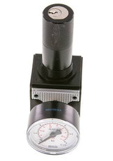 Präzisionsdruckregler G1/4'' 2100l/min 0.1-3.0bar/1-44psi Zink-Druckguss-Zylinderschloss Multifix 1