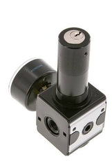 Präzisionsdruckregler G1/4'' 2100l/min 0.1-3.0bar/1-44psi Zink-Druckguss-Zylinderschloss Multifix 1