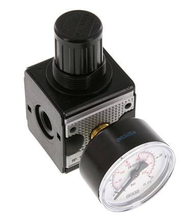 Präzisionsdruckregler G1/4'' 2100l/min 0.5-16.0bar/7-232psi Zinkdruckguss Multifix 1