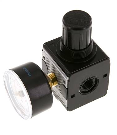 Präzisionsdruckregler G1/4'' 2100l/min 0.5-16.0bar/7-232psi Zinkdruckguss Multifix 1