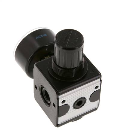 Präzisionsdruckregler G1/4'' 2100l/min 0.5-16.0bar/7-232psi Zinkdruckguss Multifix 1