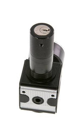 Druckregler G1/4'' 2100l/min 0.1-3.0bar/1-44psi Zink-Druckgusszylinder Verriegelung Multifix 1
