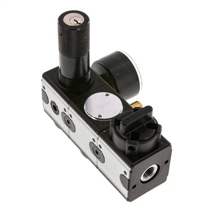 Druckregler G1/4'' 2100l/min 0.5-10.0bar/7-145psi Zinkdruckguss Sicherheit Multifix 1