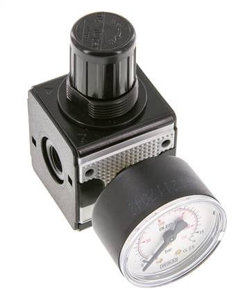 Druckregler G1/4'' 2100l/min 0.5-10.0bar/7-145psi Zinkdruckguss Multifix 1