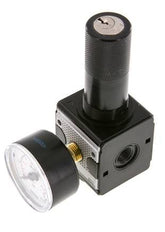 Druckregler G1/4'' 2100l/min 0.1-3.0bar/1-44psi Zink-Druckgusszylinder Verriegelung Multifix 1