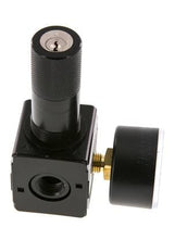Druckregler G3/8'' 2100l/min 0,5-10,0bar/7-145psi Zylinderschloss Multifix 1