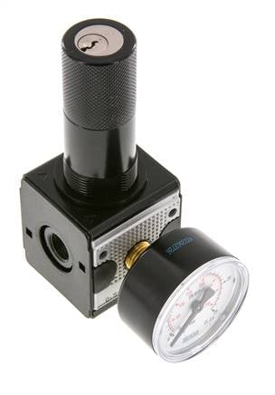 Druckregler G1/4'' 2100l/min 0.5-16.0bar/7-232psi Zink-Druckgusszylinder Verriegelung Multifix 1