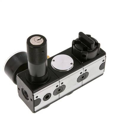Druckregler G1/4'' 2100l/min 0.5-10.0bar/7-145psi Zinkdruckguss Sicherheit Multifix 1