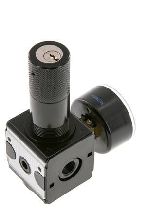 Druckregler G1/4'' 2100l/min 0.5-16.0bar/7-232psi Zink-Druckgusszylinder Verriegelung Multifix 1