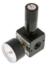 Druckregler G1/4'' 2100l/min 0.5-10.0bar/7-145psi Zinkdruckgusszylinder Verriegelung Multifix 1
