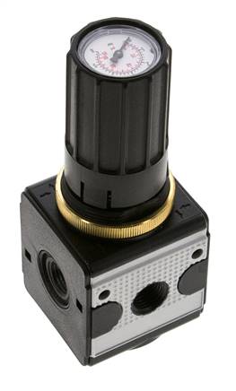 Druckregler für Sammelstückmontage G1/4'' 2250l/min 0.1-3.0bar/1-44psi Zinkdruckguss Multifix 1