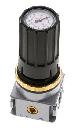 Druckregler für Sammelstückmontage G1/4''&1/8'' 1700l/min 0.2-6.0bar/3-87psi Zinkdruckguss Multifix 0