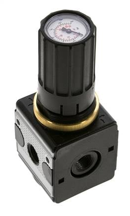 Druckregler für Sammelstückmontage G1/4'' 2250l/min 0.1-3.0bar/1-44psi Zinkdruckguss Multifix 1