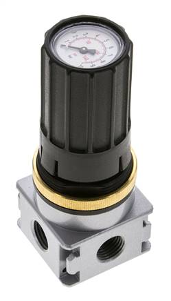 Druckregler für Sammelstückmontage G1/4''&1/8'' 1700l/min 0.2-6.0bar/3-87psi Zinkdruckguss Multifix 0