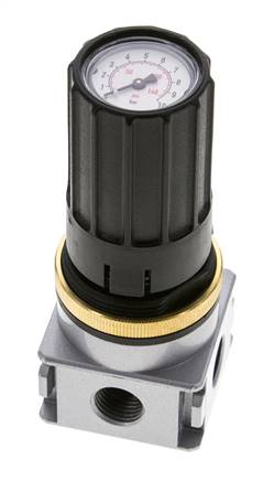 Druckregler für Sammelstückmontage G1/4''&1/8'' 1700l/min 0.2-6.0bar/3-87psi Zinkdruckguss Multifix 0