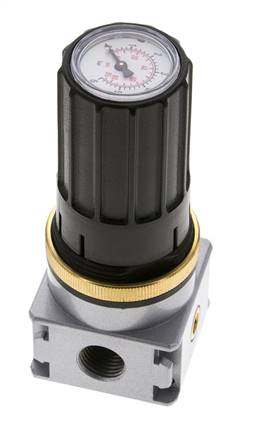 Druckregler für Sammelstückmontage G1/4''&1/8'' 1700l/min 0.1-3.0bar/1-44psi Zinkdruckguss Multifix 0