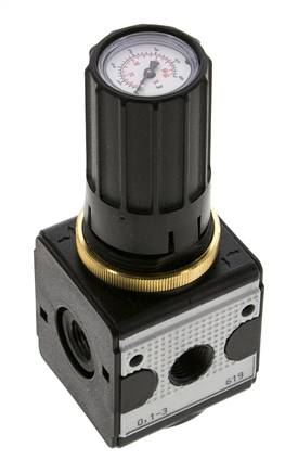 Druckregler für Sammelstückmontage G1/4'' 2250l/min 0.1-3.0bar/1-44psi Zinkdruckguss Multifix 1
