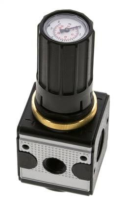 Druckregler für Sammelstückmontage G1/4'' 2250l/min 0.1-3.0bar/1-44psi Zinkdruckguss Multifix 1