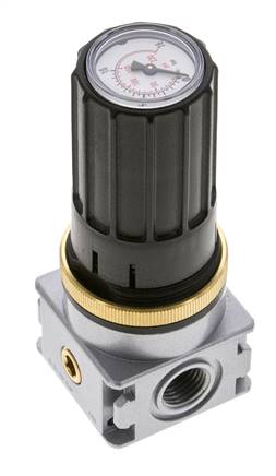 Druckregler für Sammelstückmontage G1/4''&1/8'' 1700l/min 0.5-10.0bar/7-145psi Zinkdruckguss Multifix 0