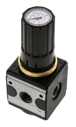 Druckregler für Sammelstückmontage G1/4'' 2250l/min 0.5-10.0bar/7-145psi Zinkdruckguss Multifix 1