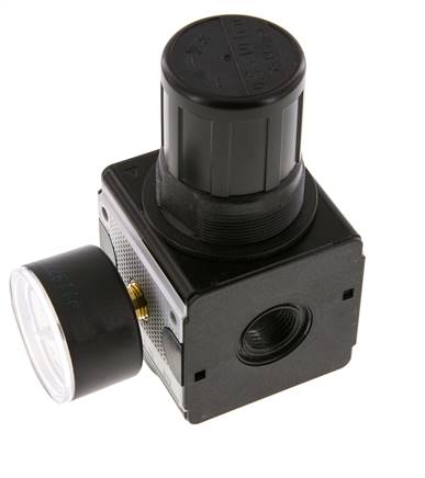Präzisionsdruckregler G1/2'' 8700l/min 0.5-10.0bar/7-145psi Zinkdruckguss Multifix 2