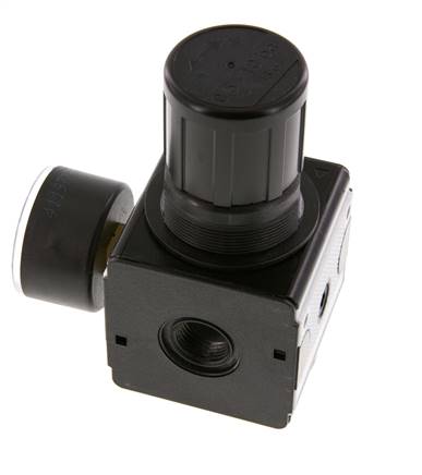 Präzisionsdruckregler G1/2'' 8700l/min 0.5-10.0bar/7-145psi Zinkdruckguss Multifix 2