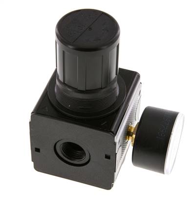 Präzisionsdruckregler G1/2'' 8700l/min 0.5-10.0bar/7-145psi Zinkdruckguss Multifix 2