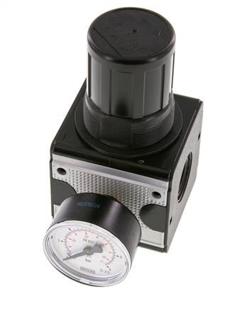 Präzisionsdruckregler G1/2'' 8700l/min 0.1-3.0bar/1-44psi Zinkdruckguss Multifix 2