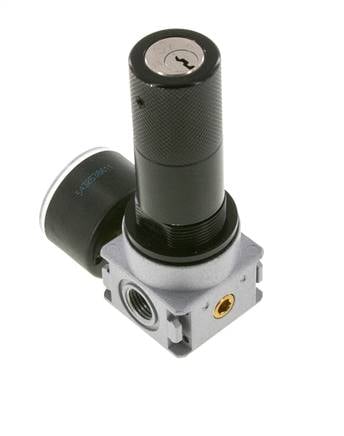 Druckregler G1/4'' 1450l/min 0.5-10.0bar/7-145psi Zink-Druckgusszylinder Schloss E-11 Multifix 0