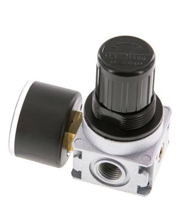 Druckregler G1/4'' 1450l/min 0.1-3.0bar/1-44psi Zinkdruckguss 40 mm Manometer Multifix 0