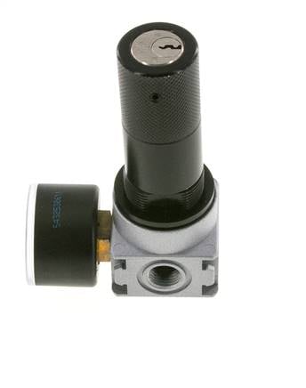 Druckregler G1/4'' 1450l/min 0.5-10.0bar/7-145psi Zink-Druckgusszylinder Schloss E-11 Multifix 0