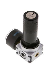 Druckregler G1/8'' 1450l/min 0,5-10,0bar/7-145psi 40 mm Manometer Zylinderschloss Multifix 0
