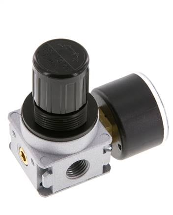 Druckregler G1/4'' 1450l/min 0.5-10.0bar/7-145psi Zinkdruckguss 40 mm Manometer Multifix 0