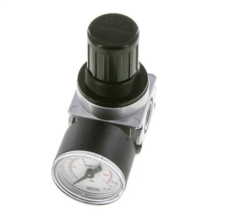 Druckregler G1/4'' 1450l/min 0,1-1,0bar/1-14psi 40 mm Manometer Multifix 0