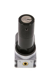 Druckregler G1/8'' 1450l/min 0,5-10,0bar/7-145psi 40 mm Manometer Zylinderschloss Multifix 0