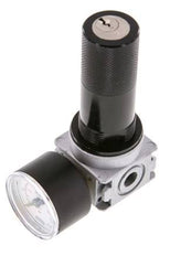 Druckregler G1/8'' 1450l/min 0,1-3,0bar/1-44psi 40 mm Manometer Zylinderschloss Multifix 0
