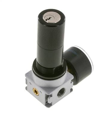 Druckregler G1/4'' 1450l/min 0.5-10.0bar/7-145psi Zink-Druckgusszylinder Schloss E-11 Multifix 0