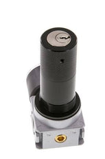 Druckregler G1/8'' 1450l/min 0,2-6,0bar/3-87psi 40 mm Manometer Zylinderschloss Multifix 0