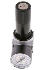 Druckregler G1/4'' 1450l/min 0.1-3.0bar/1-44psi Zinkdruckguss 40 mm Manometer Zylinderschloss Multifix 0
