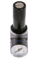 Druckregler G1/8'' 1450l/min 0,5-10,0bar/7-145psi 40 mm Manometer Zylinderschloss Multifix 0