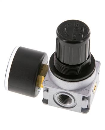 Druckregler G1/4'' 1450l/min 0.5-10.0bar/7-145psi Zinkdruckguss 40 mm Manometer Multifix 0