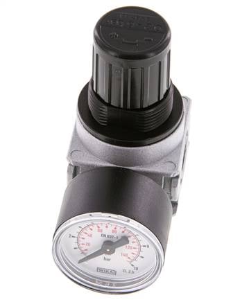 Druckregler G1/4'' 1450l/min 0,2-6,0bar/3-87psi 40 mm Manometer Multifix 0