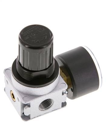 Druckregler G1/4'' 1450l/min 0.1-3.0bar/1-44psi Zinkdruckguss 40 mm Manometer Multifix 0