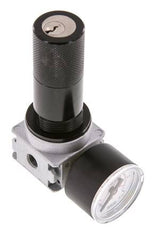 Druckregler G1/8'' 1450l/min 0,1-3,0bar/1-44psi 40 mm Manometer Zylinderschloss Multifix 0