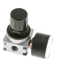 Druckregler für Sammelstückmontage G1/4'' 1450l/min 0.5-10.0bar/7-145psi Zinkdruckguss 40 mm Manometer Multifix 0