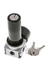 Druckregler für Sammelstückmontage G1/4'' 1450l/min 0.1-3.0bar/1-44psi Zink-Druckguss 40 mm Manometer Zylinderschloss Multifix 0