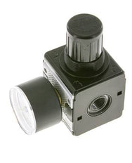 Druckregler für Sammelstückmontage G1/4'' 2250l/min 0.5-16.0bar/7-232psi Zink-Druckguss 40 mm Manometer Multifix 1