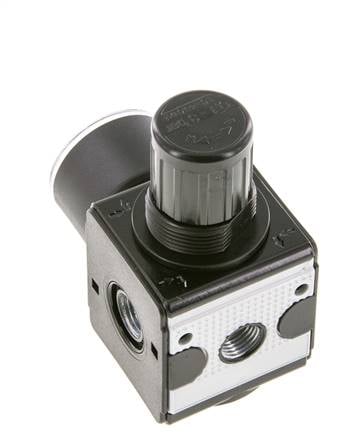Druckregler für Sammelstückmontage G1/4'' 2250l/min 0.1-3.0bar/1-44psi Zinkdruckguss 40 mm Manometer Multifix 1