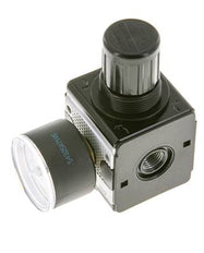 Druckregler für Sammelstückmontage G1/4'' 2250l/min 0.2-6.0bar/3-87psi Zinkdruckguss 40 mm Manometer Multifix 1