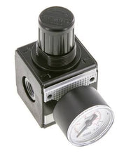 Druckregler für Sammelstückmontage G1/4'' 2250l/min 0.5-10.0bar/7-145psi Zinkdruckguss 40 mm Manometer Multifix 1